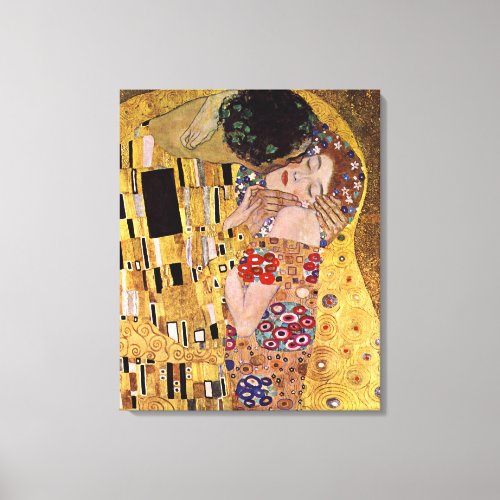 The Kiss Gustav Klimt Canvas Print
