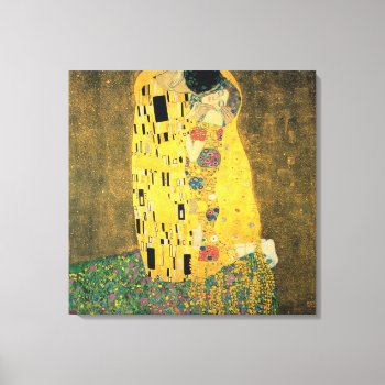The Kiss - Gustav Klimt Canvas Print by masterpiece_museum at Zazzle