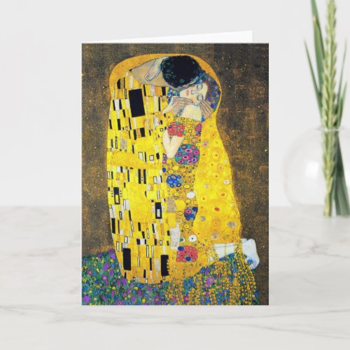 The Kiss Gustav Klimt Card