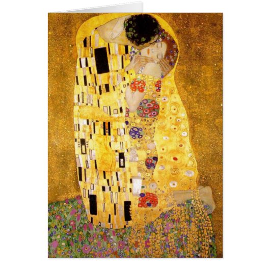 The Kiss Gustav Klimt Cards (Front)