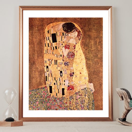 The Kiss Gustav Klimt Fine Art Poster