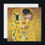 the Kiss - Gustav Klimt  - Flat  Greeting Card<br><div class="desc">Gustav Klimt - fine art Card</div>