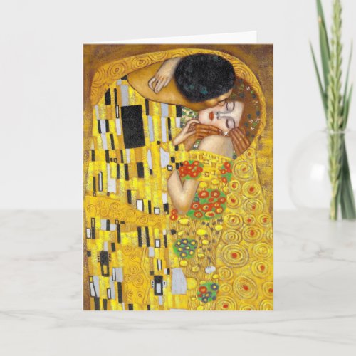  the Kiss _ Gustav Klimt   Greeting Card
