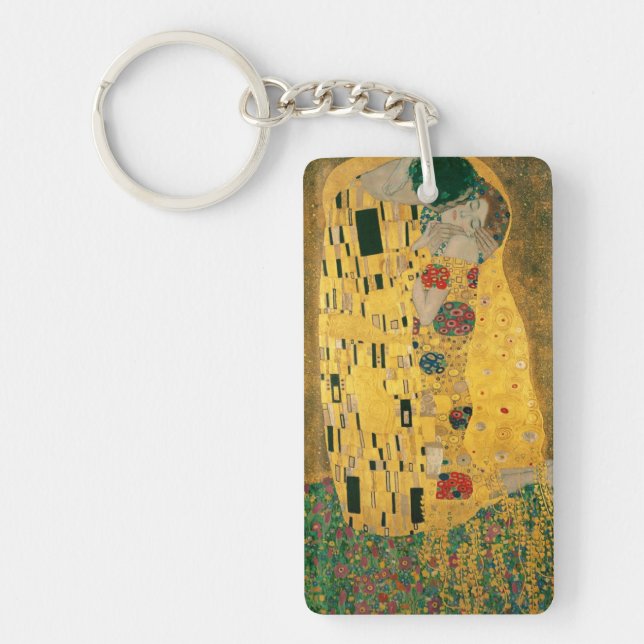 The Kiss - Gustav Klimt Keychain (Front)