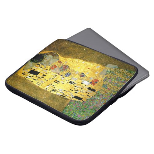 The Kiss  Gustav Klimt Laptop Sleeve