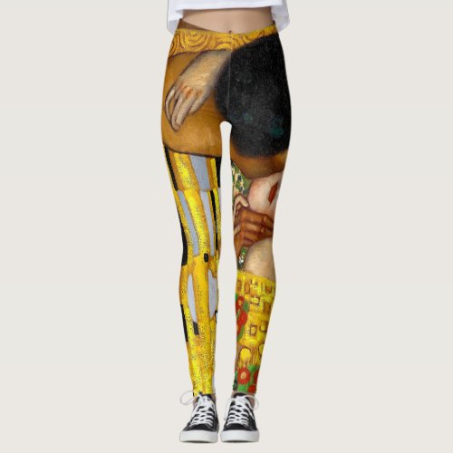 The Kiss Gustav Klimt Leggings