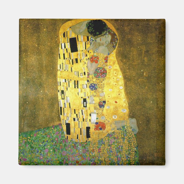 The Kiss ~ Gustav Klimt Magnet (Front)