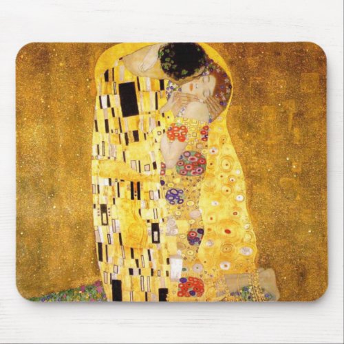 The Kiss Gustav Klimt Mouse Pad