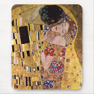 The Kiss, Gustav Klimt Mouse Pad