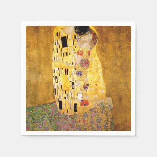 The Kiss Gustav Klimt Napkins
