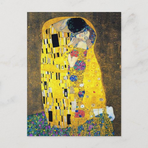 The Kiss Gustav Klimt Postcard