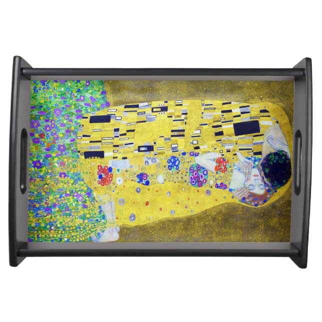 The Kiss, Gustav Klimt Serving Tray (Front)