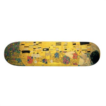 The Kiss - Gustav Klimt Skateboard by masterpiece_museum at Zazzle