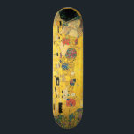 The Kiss - Gustav Klimt Skateboard Deck<br><div class="desc">This is a vintage painting titled "The Kiss" by Gustav Klimt.</div>