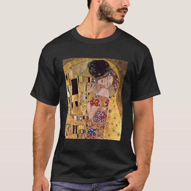 The Kiss, Gustav Klimt T-Shirt (Front)