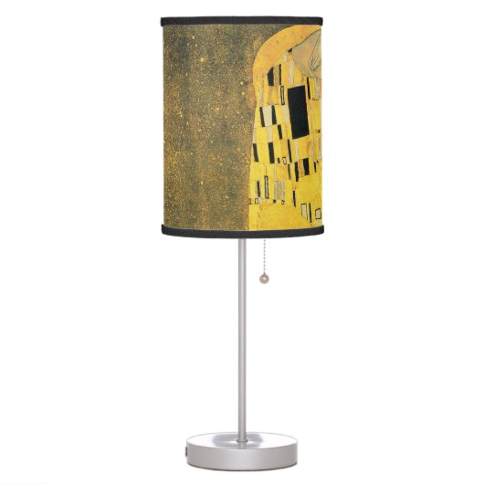 The Kiss - Gustav Klimt Table Lamp (Left)