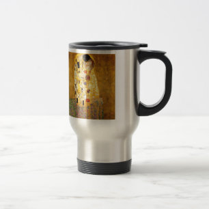 The Kiss Gustav Klimt Travel Mug