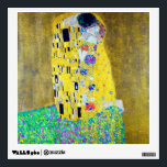 The Kiss, Gustav Klimt Wall Decal<br><div class="desc">Gustav Klimt (July 14, 1862 – February 6, 1918) was an Austrian symbolist painter and one of the most prominent members of the Vienna Secession movement. Klimt is noted for his paintings, murals, sketches, and other objets d'art. In addition to his figurative works, which include allegories and portraits, he painted...</div>