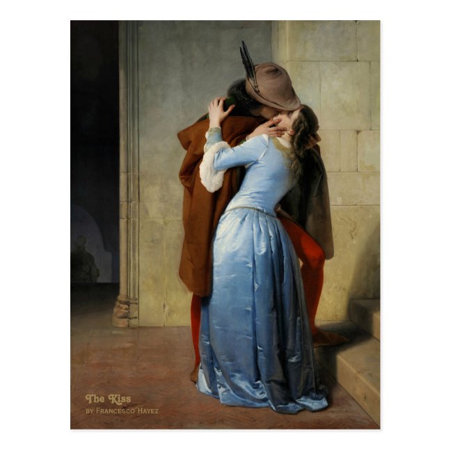 The kiss (Il Bacio) by Francesco Hayez CC1196 Postcard