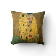 The Kiss (Klimt) pillow