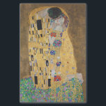 The Kiss (lovers) Der Kuss by Gustav Klimt Tissue Paper<br><div class="desc">Der Kuss (Liebespaar) The kiss (lovers) oil and gold leaf on canvas,  painting by the Austrian Symbolist painter Gustav Klimt. Klimt's most popular work. Dating 1908 (completed 1909).</div>
