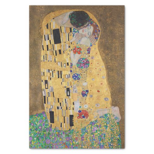 The Kiss lovers Der Kuss by Gustav Klimt Tissue Paper