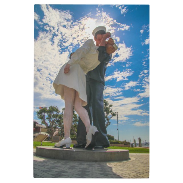 The Kiss Metal Print (Front)
