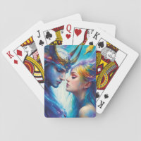 The Kiss - Mystical Fabulous in Love Heart Playing Cards