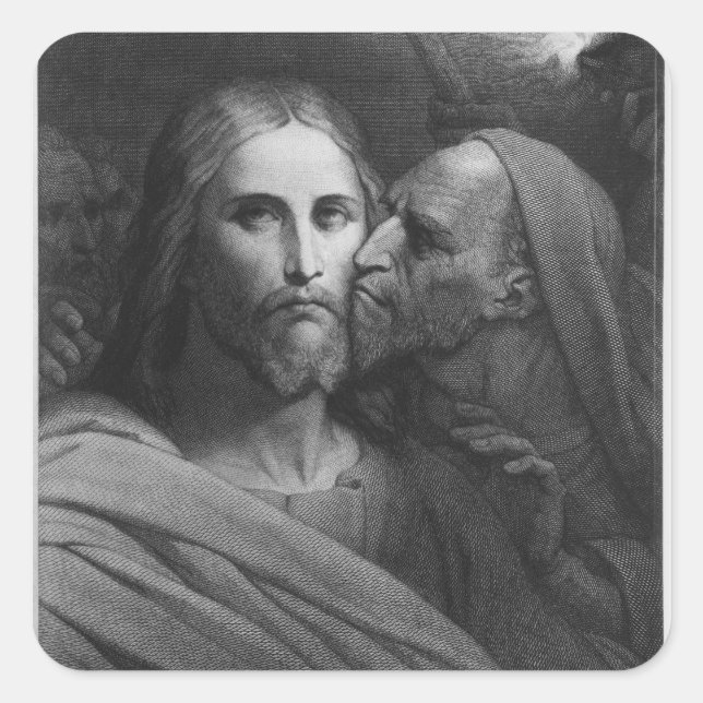 The Kiss of Judas 2 Square Sticker (Front)