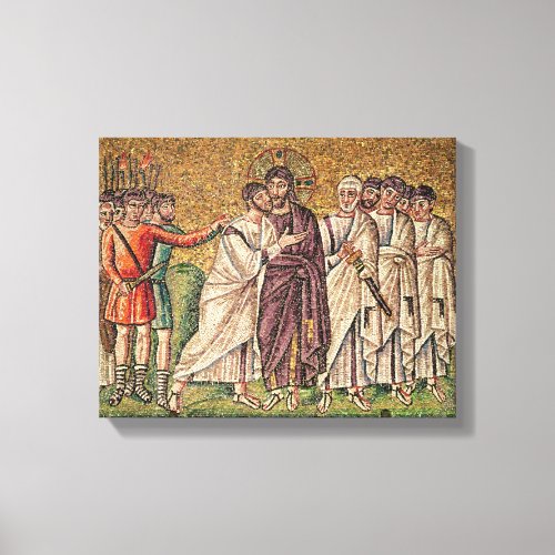 The Kiss of Judas Scenes from the Life of Christ Canvas Print