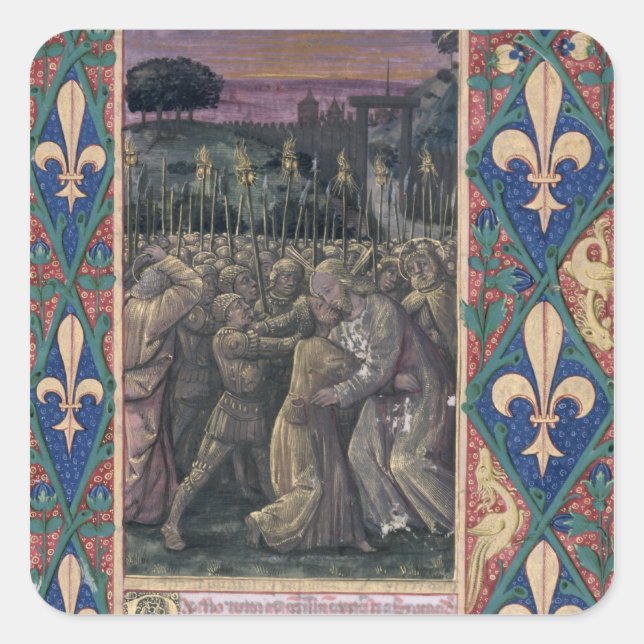 The Kiss of Judas Square Sticker (Front)