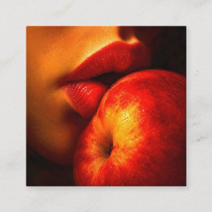 The Kiss of Nectarine – An Intimate Portrait Enclosure Card