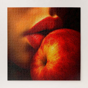 The Kiss of Nectarine – An Intimate Portrait Jigsaw Puzzle