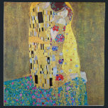The Kiss (original Der Kuss) by Gustav Klimt Cloth Napkin<br><div class="desc">The Kiss (1907-1908). Artist: Gustav Klimt (1862-1918). The Kiss (original Der Kuss) is probably Gustav Klimt's most famous work. He began work on it in 1907 and it is the highpoint of his so-called 'Golden Period'. The Kiss is a vintage Victorian Era Symbolism fine art love and romance painting featuring...</div>