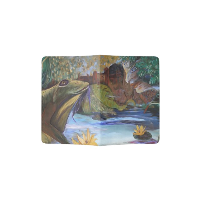 The Kiss Passport Holder (Opened)