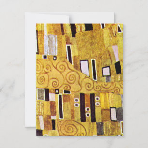 The Kiss Pattern by Gustav Klimt, Art Nouveau