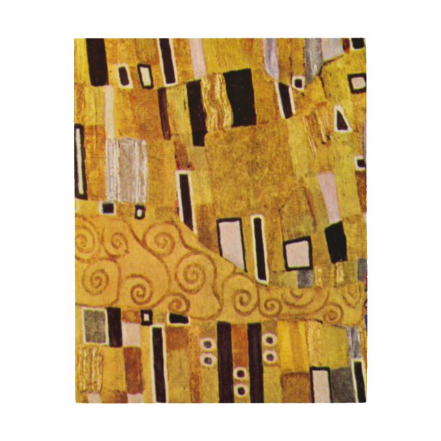 The Kiss Pattern by Gustav Klimt, Art Nouveau (Front)