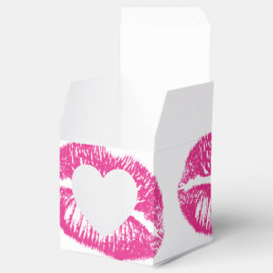 The Kiss, Pink Lips Favor Boxes