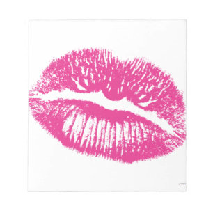 The Kiss, Pink Lips Notepad