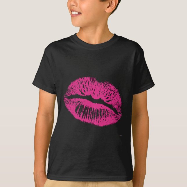 The Kiss, Pink Lips T-Shirt (Front)
