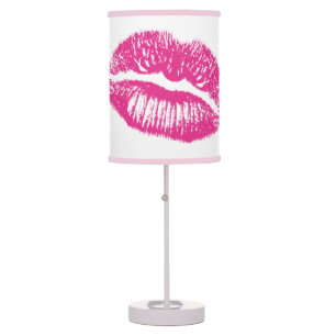 The Kiss, Pink Lips Table Lamp