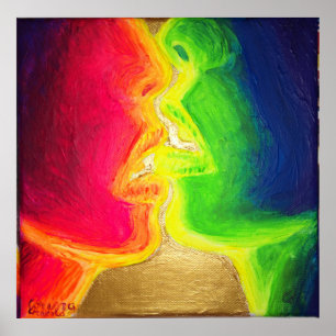 The kiss poster