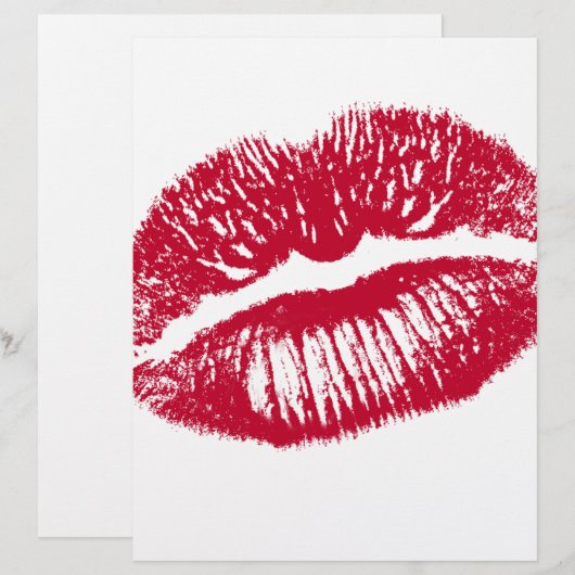 The Kiss, Red Lips (Front/Back)