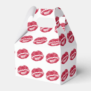 The Kiss, Red Lips Favor Boxes