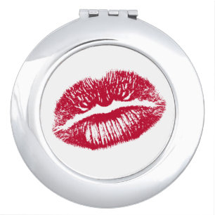 The Kiss, Red Lips Makeup Mirror