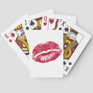 The Kiss, Red Lips Poker Cards