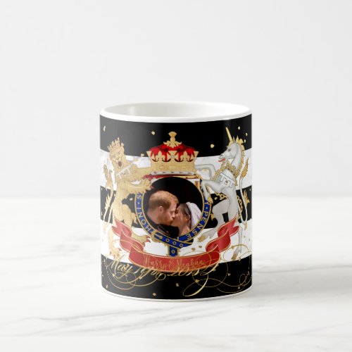 The Kiss RoyalCouple HarryMeghan Coffee Mug