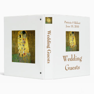 The Kiss Wedding Guest Book Binder