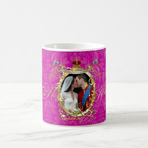 the kiss willkate wedding DIY backgroun color Coffee Mug