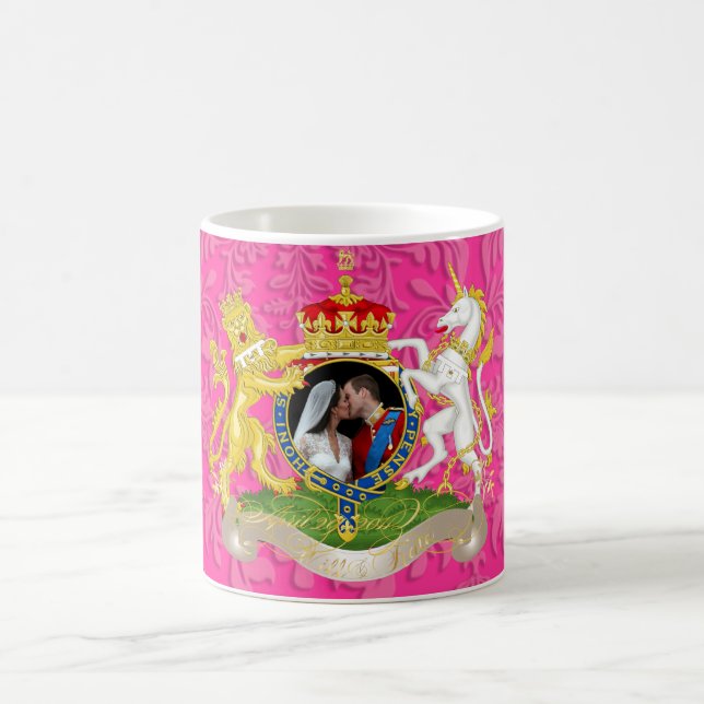 The kiss, Will+Kate wedding, DIY color!! Coffee Mug (Center)